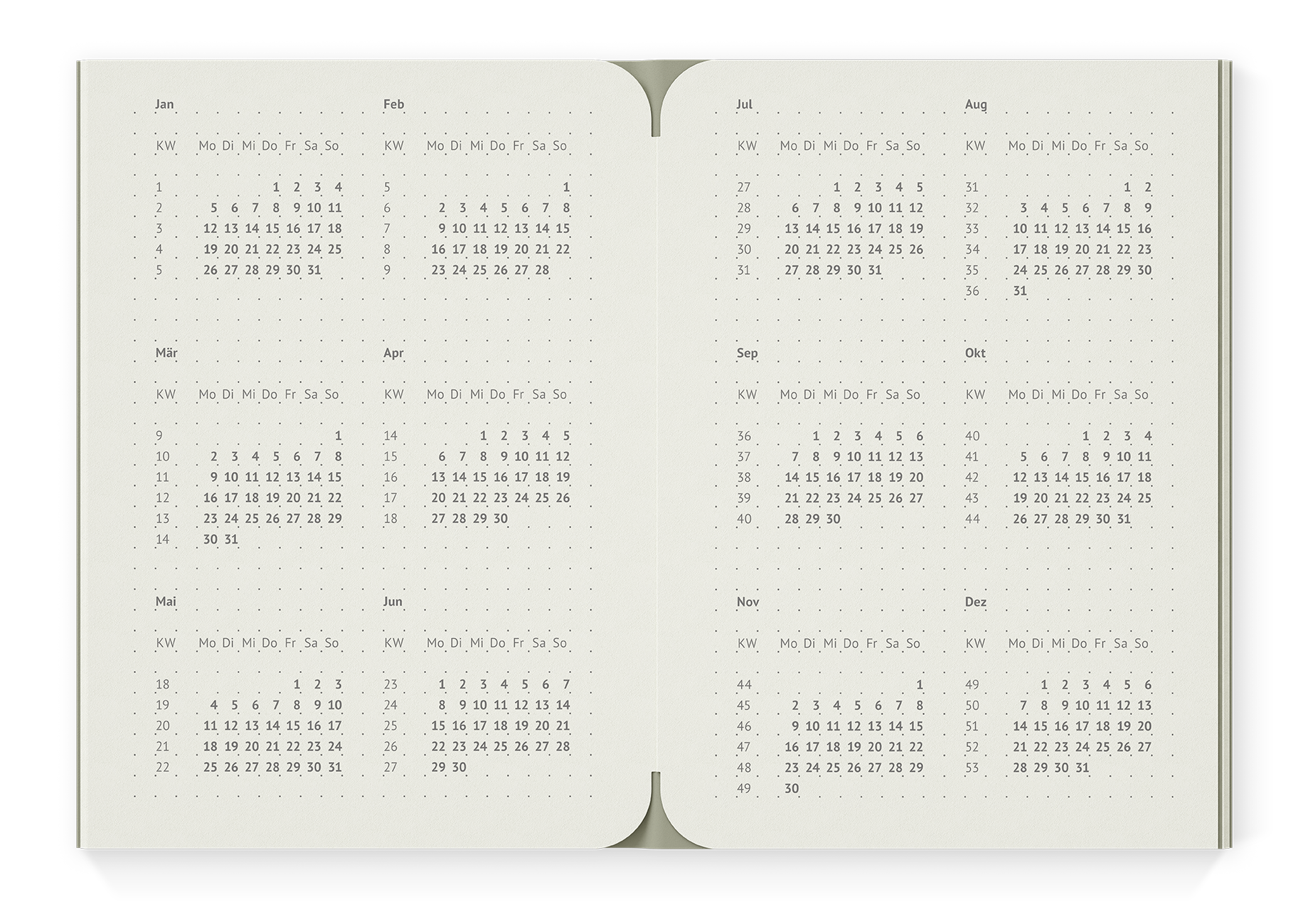Kalender 2027