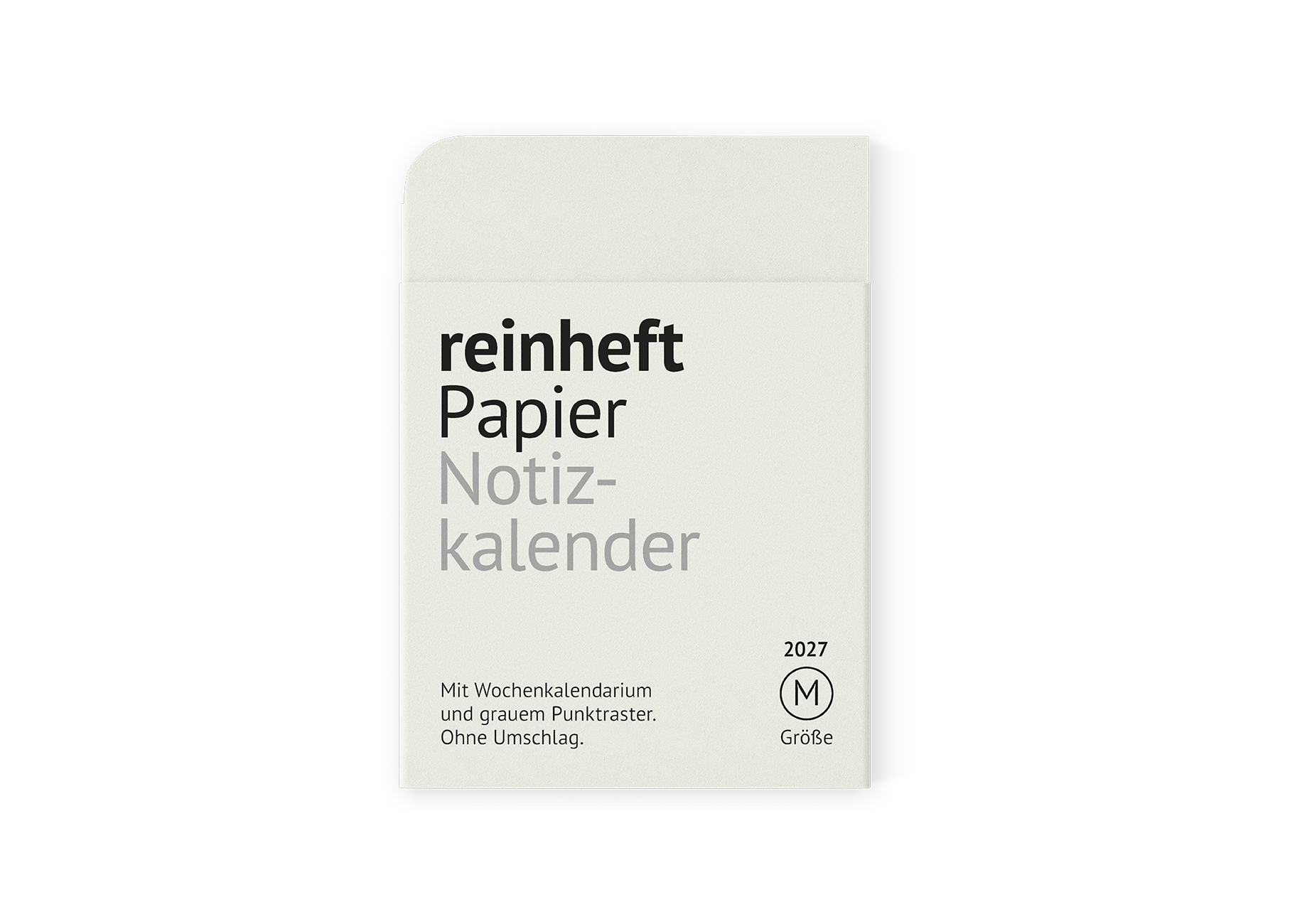 Kalender 2027 Größe M Inlay